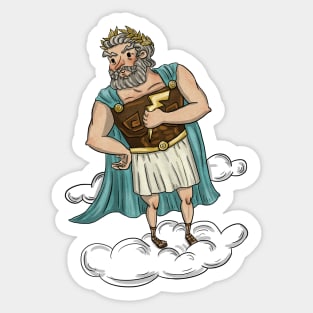 Zeus Sticker